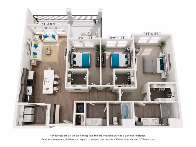 Unit 144 floor plan
